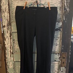 Thyme Maternity Black Flared Dress Pants